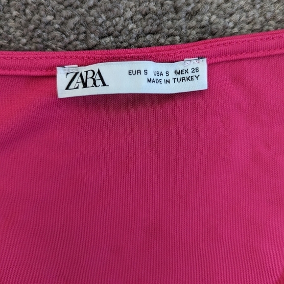 Zara Pink Short Sleeve Top - Picture 2 of 9
